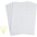 4 Pieces 10 Count Plastic Mesh Canvas 10 CT Plastic for Cross Stitch Making Jewelry Organizer and 3D Models (13.6 inch x 10.4 Inch)