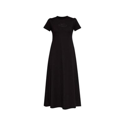 'd-alin' Dress With Logo, - Black - DIESEL Dresses