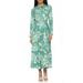 Ophelia Long Sleeve Midi Dress - Green - Alexia Admor Dresses