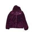 The North Face Fleece Jacket: Purple Print Jackets & Outerwear - Kids Girl's Size Medium