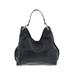 MICHAEL Michael Kors Leather Hobo Bag: Pebbled Black Solid Bags