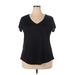 Xersion Active T-Shirt: Black Activewear - Women's Size 2X-Large