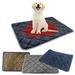 Brother Teddy Self Warming Pet Bed Waterproof Anti-Skid Soft Heat Storage Super Soft Dog Bed Crate Bed Blanket Self Heating Cat Pad Thermal Cat and Dog Warming Bed Mat Dark Blue/L