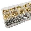 Arealer Screw With Screw Nut Washer Pcb Standoff Female Brass Standoff Pcb Standoff Assortment Male Female Brass Standoff Kit With Standoff Assortment Kit And Washer Pcb Brass Standoff Kit