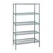 Quantum Storage Systems WR63-2424GY-5 Wire Shelving 5 Shelf Starter Units 24 x 24 x 63 Gray Epoxy