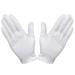 15 Pairs Work Gloves White Glove Soft Cotton Working Gloves Liner for Men Women Serving/Waiters/Drivers/Jewelry Inspection Protective Gloves - Small