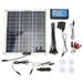 200W Solar Charger Panel High Efficiency 20A IP67 Waterproof Portable Solar Panel Controller Kit for Outdoor Camping Hiking