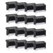 16Pcs LED Step Lights Solar Powered IP65 Waterproof ABS Auto On 3000K Solar Deck Lights for Backyard Garden Patio