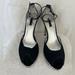 Nine West Shoes | Nine West Stiletto Open-Toe Heels | Color: Black | Size: 10