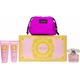 Versace Bright Crystal Gift Set 90ml EDT + 100ml Body Lotion + 100ml Shower Gel + Purse