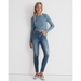 Madewell Jeans | Madewell 27p Petite 10" High Rise Skinny Jeans Stretch Denim Cayer Wash Womens | Color: Blue | Size: 27p