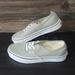 Vans Shoes | New Vans Authentic Canvas Grey Green Sneakers | Color: Gray/Green | Size: 8