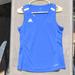 Adidas Tops | New Women's Adidas Blue Aeroready Racerback Soccer Tank Top Size S Small | Color: Blue/White | Size: S