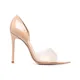 Dolce & Gabbana, Shoes, female, Beige, 6 1/2 UK, Beige Leather Open Toe Pumps