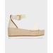 Glyn Leather Flatform Espadrille Sandals