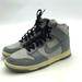 Nike Shoes | Nike Women's Dunk High Top Gray Lace Up Athletic Tennis Shoes Sneakers 7.5 | Color: Gray/Silver | Size: 7.5