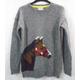 Johnnie B Grey Fleck Sweater Multi Size: 11 - 12 Years