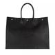 Saint Laurent Tote Bags - Rive Gauche Tote Bag Large Leather - black - Tote Bags for ladies