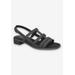 Women's Merlin Sandal by Naturalizer in Black (Size 9 1/2 M)