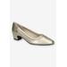 Wide Width Women's Giana Pump by Franco Sarto in Champagne (Size 8 W)