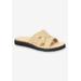 Wide Width Women's Skai Sandal by Franco Sarto in Natural (Size 8 W)