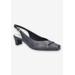 Wide Width Women's Sayo Slingback by Franco Sarto in Navy (Size 8 W)