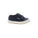 Superga Sneakers: Blue Solid Shoes - Kids Girl's Size 12