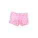 Lilly Pulitzer Khaki Shorts: Pink Tropical Bottoms - Women's Size 10