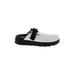 Sorel Mule/Clog: Slide Platform Casual White Print Shoes - Women's Size 9 - Almond Toe