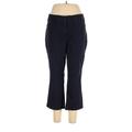 Lane Bryant Khaki Pant: Blue Bottoms - Women's Size 12 Plus