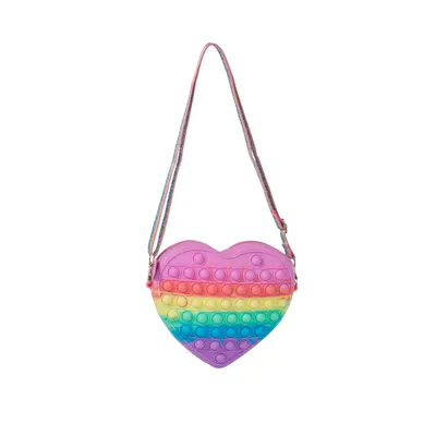 Skechers Girl's Twinkle Toes: Heart Crossbody | Silicone