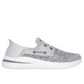 Skechers Men's Slip-ins: Delson 3.0 - Sorkin Shoes | Size 13.0 | Light Gray | Textile/Synthetic | Vegan