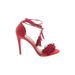 Steve Madden Heels: Red Shoes - Women's Size 7 1/2