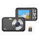 Andoer Portable Digital Camera Kids Camera 1080P Video Camera 44MP 16X Digital Zoom Auto Focus Self-Timer Anti-shaking Built-in Battery with 32GB Memory Card Gift for Kids Boys Girl Teenagers Student