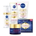 NIVEA Cellular Luminous 630® Day, Night & Hand Set, Anti-Pigment Spot Care Set, Includes Anti-Ageing Serum, Night Cream and Hand Cream