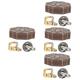 BESTonZON 12 Pcs Mingsuo Wooden Puzzle for Adults Brain Teaser Puzzles Wooden Puzzles for Adults Adult Puzzle Toy Wooden Playset Gifts The Gift Brain Toy Man Nine Rings Alloy