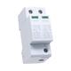 Air switches Circuit Breaker Surge Protection Device SPD DC 600V 800V 1000V 2P DC1000V 20KA~40ka Low Voltage Arrester House DIN Rail 2 Pole Protector Automatic switch (Color : White Ce, Size : 2P 80