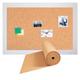 Self-Adhesive Cork Board Roll, Cuttable Cork Underlayment Board, Sound Insulation Background Wall Sticker, Large Corkboard Bulletin Board Sheet (Color : 8mm, Size : 1.22x4.92m(WxL))