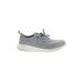 Reebok Sneakers: Gray Print Shoes - Women's Size 9 - Round Toe