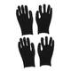 Veemoon 72 Pairs Black Cotton Gloves Mens Gloves Grip Gloves for Work Mittens for Men Work Gloves for Women Winter Touchscreen Gloves Black Gloves Working Gloves Non-slip