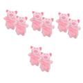 TOYANDONA 8 Pcs Hand Puppet Early Education Toy Finger Puppets for Kids Zodiac Pig Toys Soft Kids Birthday Party Gifts Tiger Stuffed Hand Puppets Kids Toy Pink Plush Baby Child Bunny