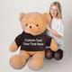 JABECODIFA Personalised Giant Teddy Bear 50 inch as Personalised Gifts for Her, Personalised Big Teddy Bear Stuffed with Text as Anniversary Birthday Gifts Big Valentines Teddy Bear (50 IN-Text)