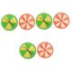 BESTonZON Puzzle Toys 6 Pcs Turntable Wall Prize Wheel Game Spinners Wall Mounted Wheel Desktop Toys Wheel Puzzle Toy Classroom Games Kids Educational Toys Blank Game Props Child Plastic