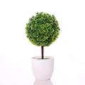 Artificial Plants Indoor Small Fake Plants Artificial Mini Potted Plants Artificial Plants for Home Decor Indoor Faux Plants in Pots Centerpiece Topiary Shrubs for Bathroom Decoration Simulation