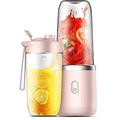 OFDWFFYM Household Portable Citrus Juicer Juicer Blender Mini Juice Extractor Electric Rechargeable Mixer Normal Juicing Green Mixing Crush Ice Travel