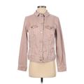 Liverpool Los Angeles Denim Jacket: Short Pink Print Jackets & Outerwear - Women's Size Small