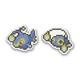 Pokémon Center: Chinchou & Lanturn Pokémon Pixel Pins (2-Pack), Zinc alloy / hard enamel, no gemstone