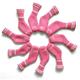 Golf Club Covers 10Pcs Knitted Golf Headcover Covers Club Iron Golf Wedges Head Covers Knit Long-neck Sock Style Golf Headcovers Washable Golf Head Covers (Color : Pink White)