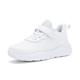 Fudaolee Kids Sports Shoes Boys Girls Trainers Breathable Running Shoes Childrens Athletic Sneakers Lightweight Tennis Shoes Casual Walking Shoes School Fashion B-White UK 4=37 CN