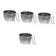 TOPBATHY 4pcs Stainless Steel Drain Basket Sink Filter Stainless Mixing Bowls Fruit Drain Basket Mesh Filter Kitchen Strainer Bowl Sink Drain Basket Drainage Rack Triangle Kitchenware